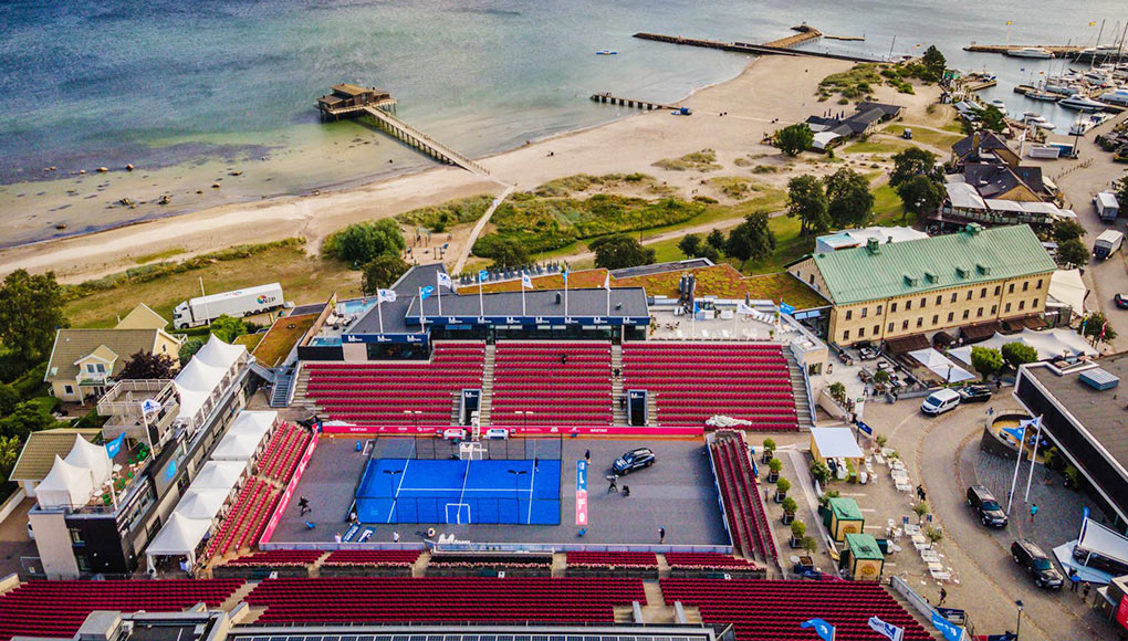 El Båstad Tennis Stadium acogió la primera edición del América VS Europa
