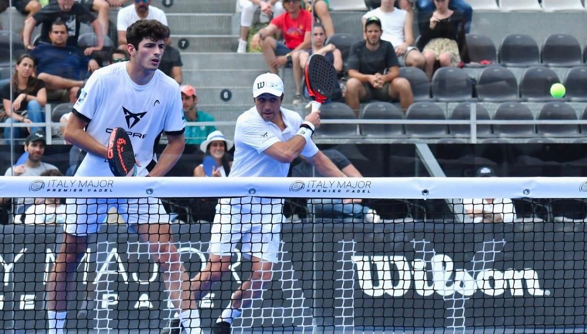 Fernando Belasteguín y Arturo Coello cumplieron en su partido de octavos del Italy Major 2022