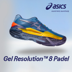Domina tus movimientos, controla el juego con las ASICS Gel-Resolution 8 Pade