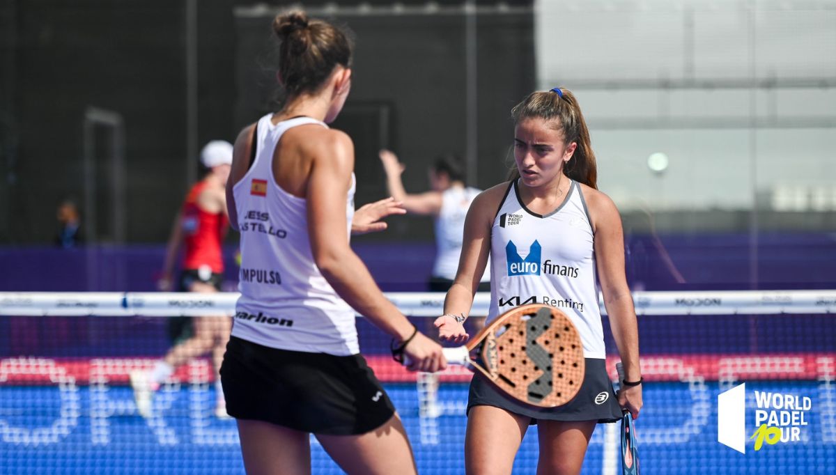 Claudia Jensen y Jessica Castelló van en serio y ya están en semifinales del Abu Dhabi Padel Master