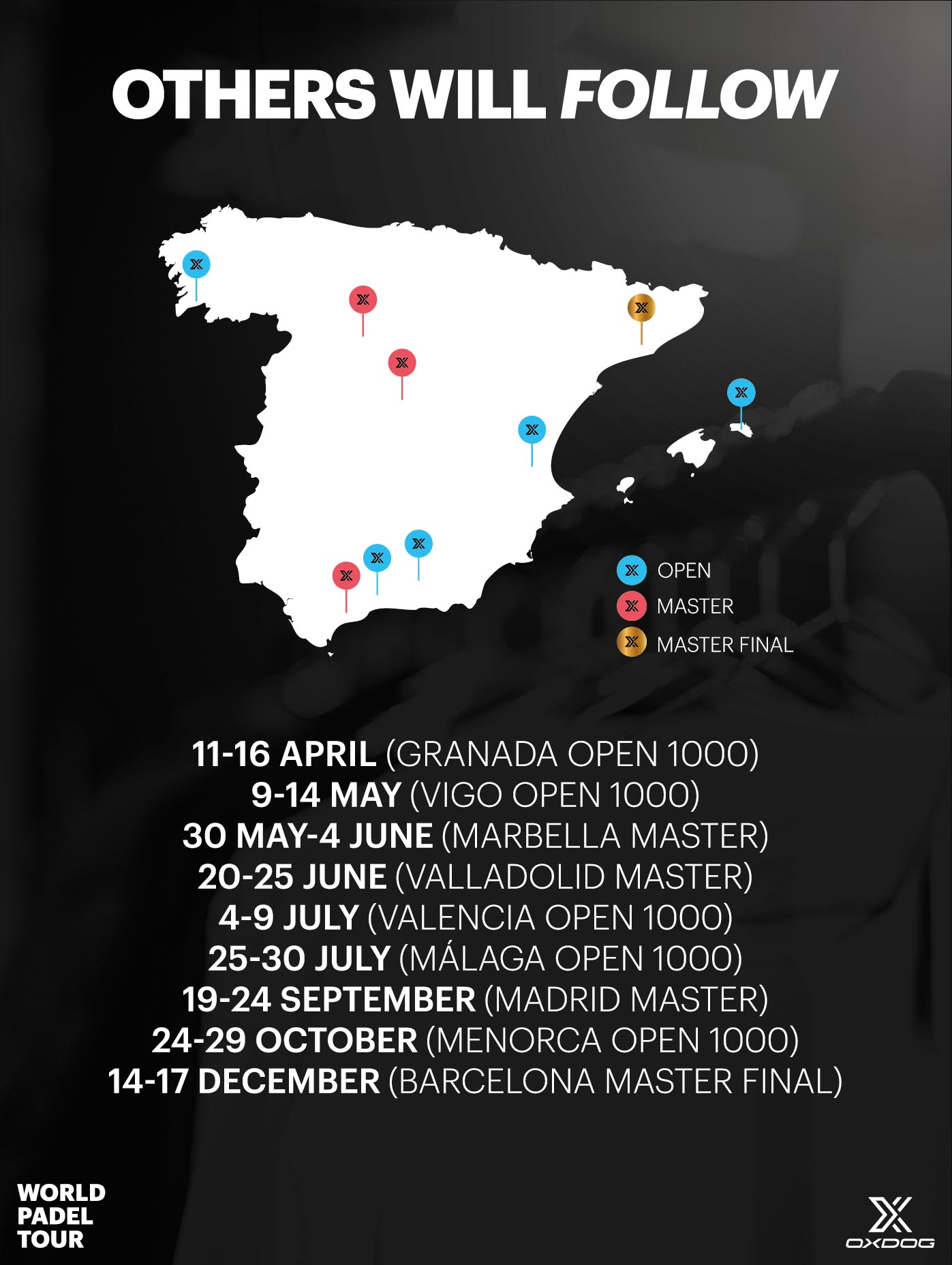 OXDOG Padel ya es uno de los patrocinadores de World Padel Tour en España