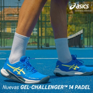 Conoce las nuevas Gel-Challenger 14, unas zapatillas de padel fabricadas para darte comodidad y que tu rendimiento mejore