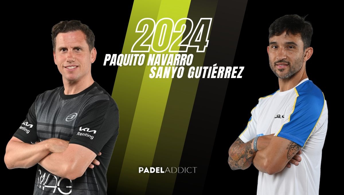 A pesar de haber jugado juntos en el pasado, Paquito Navarro y Sanyo Gutiérrez son una de las nuevas parejas confirmadas para 2024