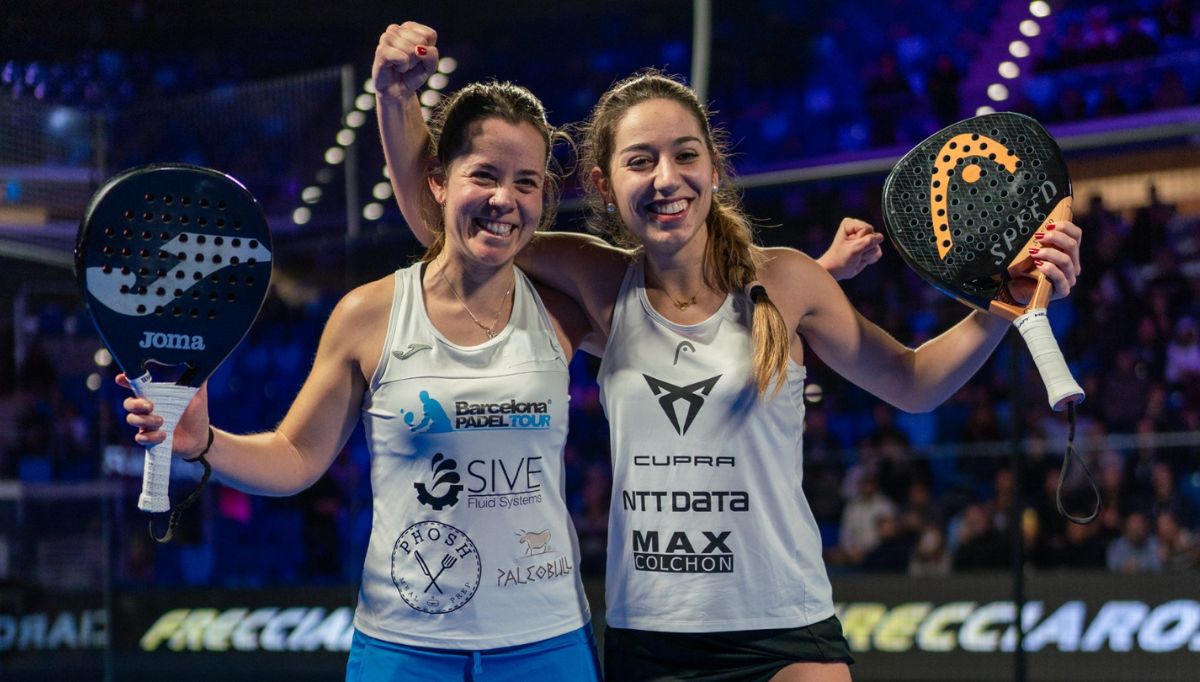 Caen Gemma y Martita en su debut en Milán ante Lucía Martínez y Carmen Goenaga