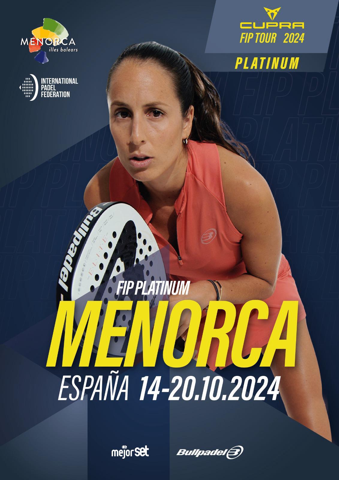 Cartel del FIP Platinum Menorca