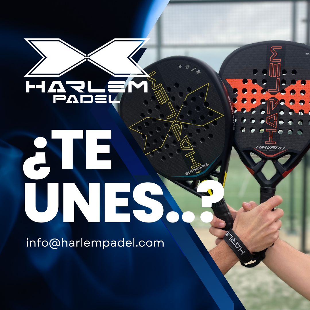 Así puedes unirte a su equipo de Harlem Padel