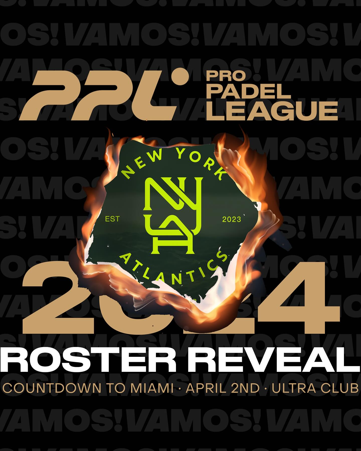 ¿Qué jugadores juegan en los New York Atlantics de la Pro Padel League?