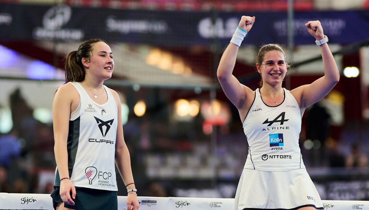 Ustero y Alonso sorprenden en los cuartos del Gijón P2