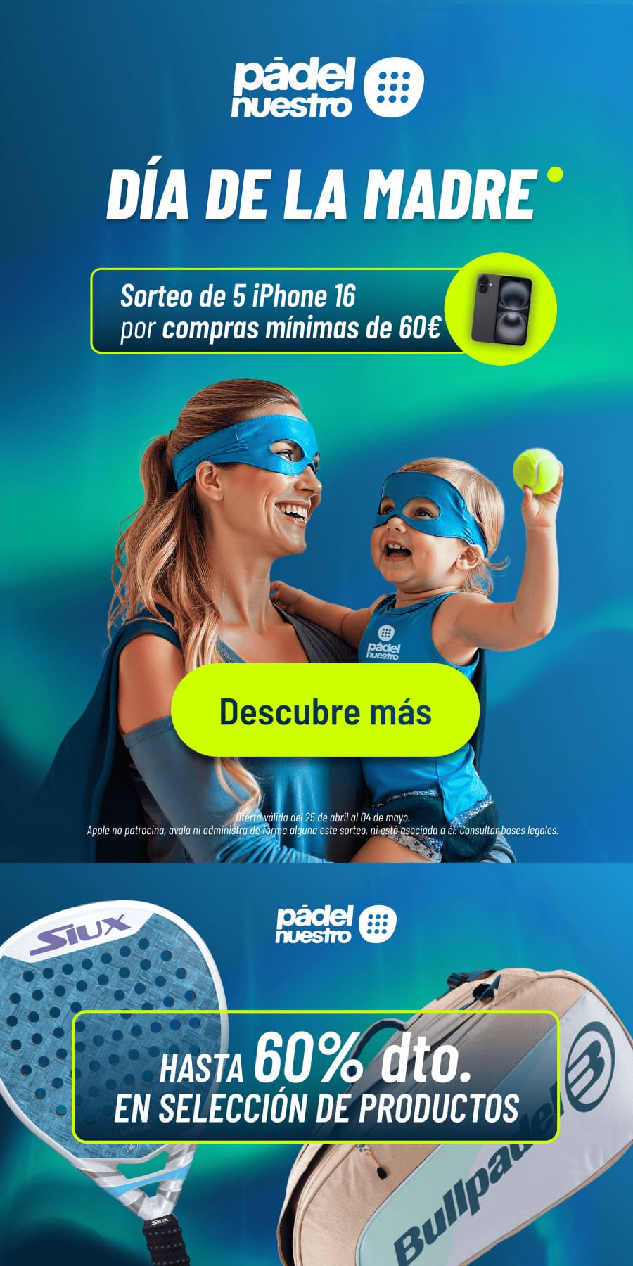 Pādel Nuestro ha lanzado una campaña especial que pone el foco en aquellas figuras imprescindibles que están detrás del éxito y del crecimiento personal y deportivo de miles de jugadores: las madres
