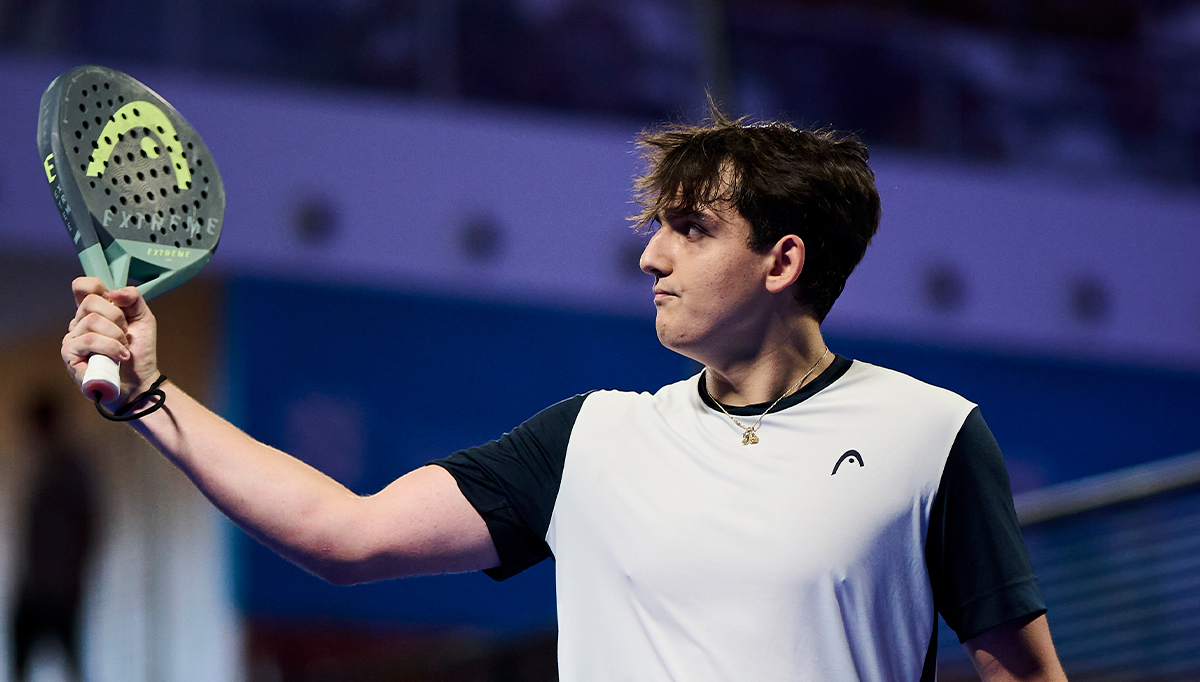 Aimar Goñi es uno de los jugadores que ha hecho el trasvase de A1 a Premier Padel