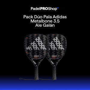 Pack dúo Pala Adidas Metalbone 3.5 2026 Ale Galán