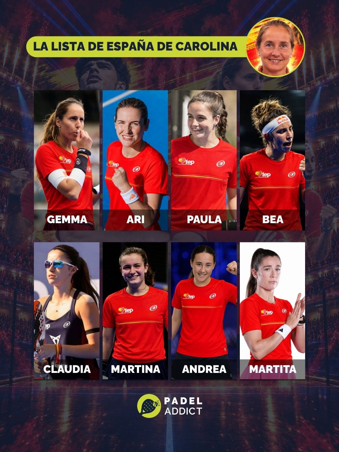 La convocatoria femenina de España para el Mundial de Qatar de 2026