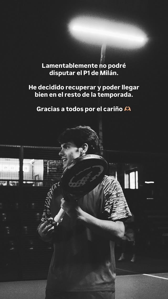 Coki Nieto amplía su parón y se pierde también el Milano P1