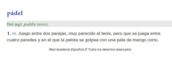 Cómo Se Escribe En Inglés Tenis