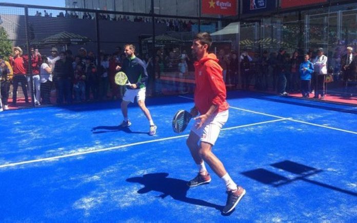 Novak Djokovic se pasa al pádel en el Mutua Madrid Open