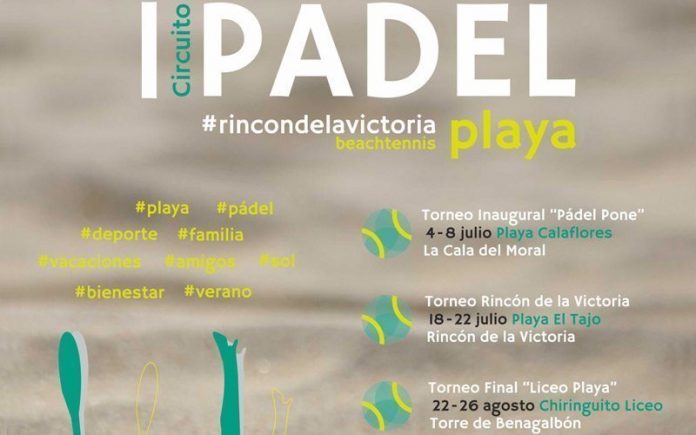 I Circuito de Padel Playa en el Rincón de la Victoria