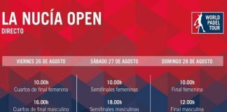 El streaming de La Nucía Open comenzará el viernes