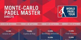 El streaming del Monte-Carlo Padel Master comenzará el jueves