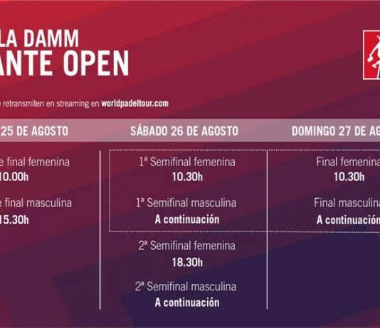 Conoce los horarios del streaming del Alicante Open