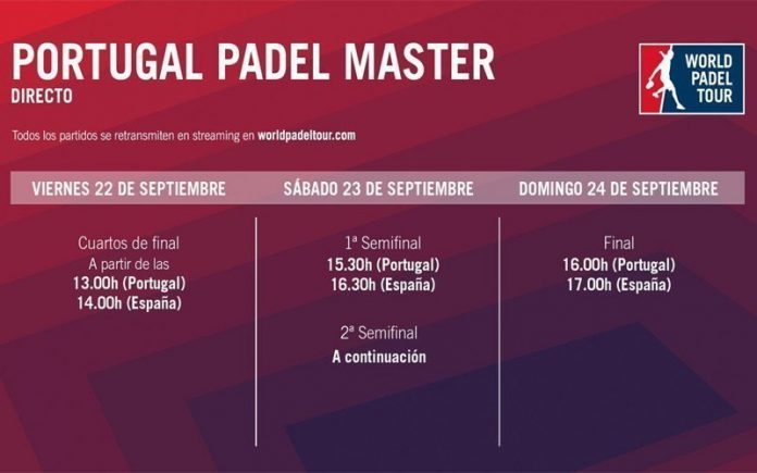 Conoce los horarios del streaming del Portugal Master