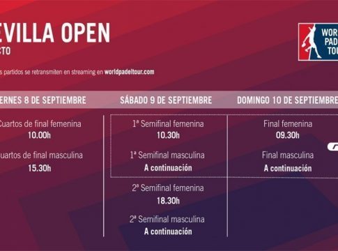 Conoce los horarios del streaming del Sevilla Open