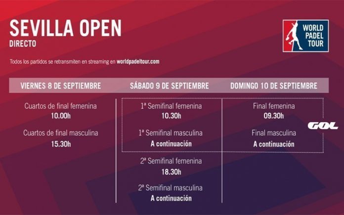 Conoce los horarios del streaming del Sevilla Open