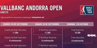 Conoce los horarios del streaming del Andorra Open