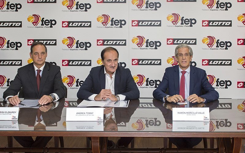 Lotto Sport Italia y la Federación Española de Pádel anuncian su acuerdo de patrocinio técnico