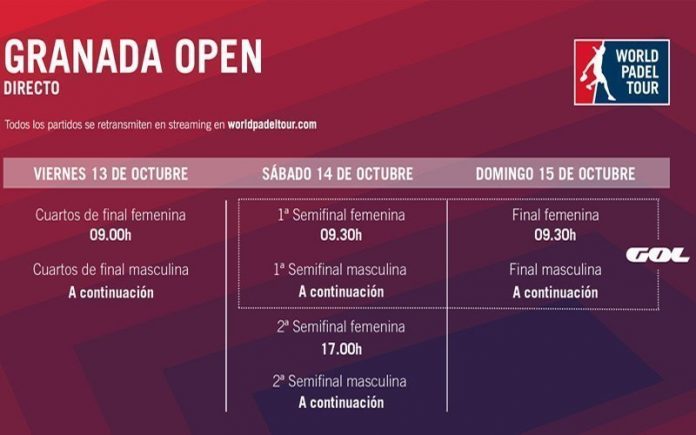 Conoce los horarios del streaming del Granada Open