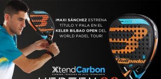 Bullpadel presenta la nueva Vertex-2, la pala de Maxi Sánchez