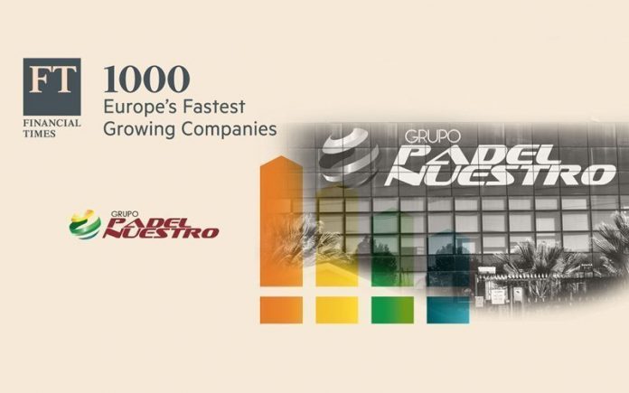 Padel Nuestro, entre las empresas que más rápido crecen en Europa