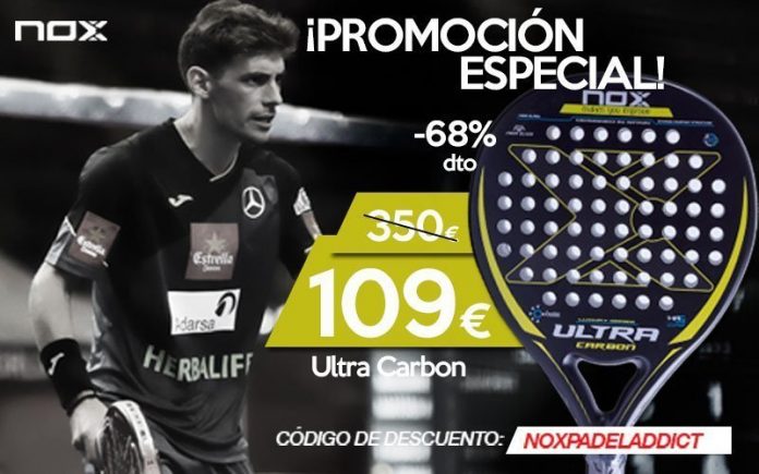 Consigue la pala Nox Ultra Carbon con un 68% de descuento