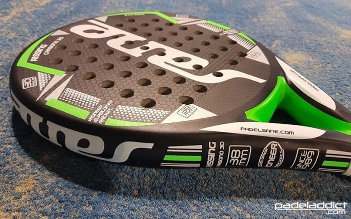 Análisis de la pala de pádel SANE Rissing Carbono 3D