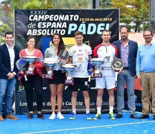 Josete Rico - Víctor Ruiz y Magüi Serna - Mari Carmen Díaz, ganadores del Campeonato Absoluto de España