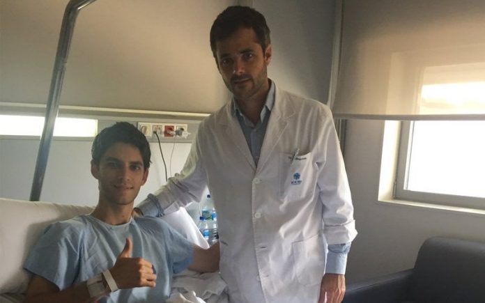 Matías Marina pasa por quirofano y se perderá las próximas pruebas