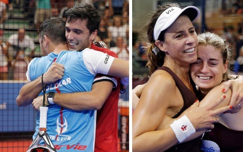 Galán - Díaz y Marrero - Salazar se proclaman ganadores del Lugo Open
