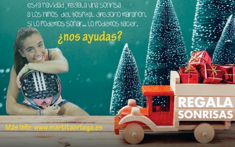 Padel Nuestro se une a la campaña “Regala Sonrisas”, de Marta Ortega, para recoger juguetes para niños hospitalizados