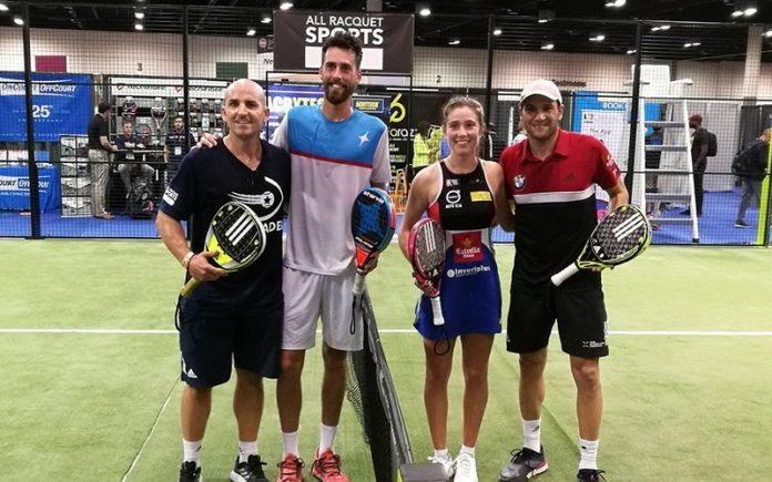 El pádel fue uno de los protagonistas de la Feria del Tenis y el Golf de Orlando, Estados Unidos