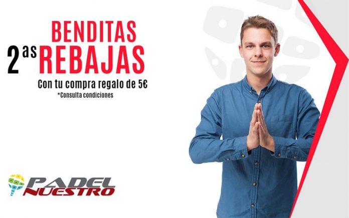 Las segundas rebajas de Padel Nuestro llegan con premio doble para todas tus compras de pádel