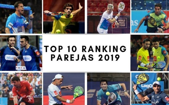 ¿Quienes ocuparán las 10 primeras posiciones del ranking por parejas de 2019?