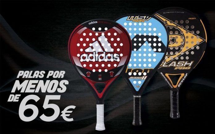 Cinco buenas palas de pádel por menos de 65€