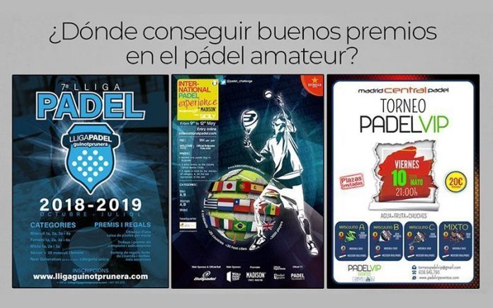 Los 3 mejores circuitos de pádel amateur para ganar premios