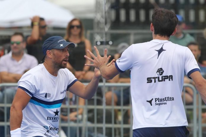 Stupa y Matías Díaz endosan la primera derrota a Quiles y Cristian en los octavos del Cascais Padel Master