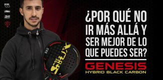 Siux presenta la Siux Genesis Hybrid Black, la pala de Álvaro Cepero