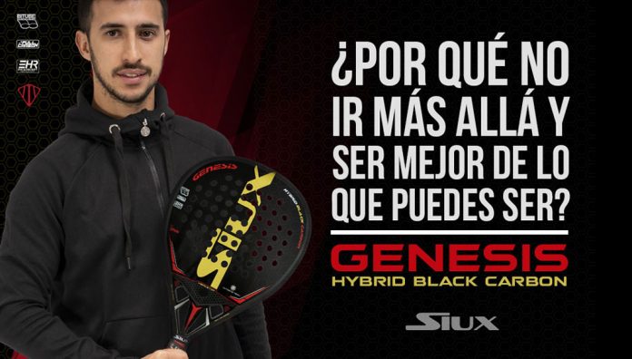 Siux presenta la Siux Genesis Hybrid Black, la pala de Álvaro Cepero