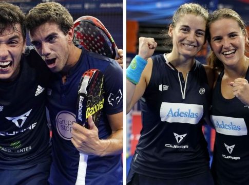 Galán - Lebrón y Salazar - Sánchez ganan las finales del Estrella Damm Valencia Open