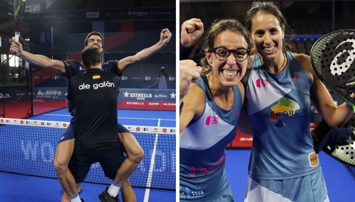 Finales del Alicante Open 2020: Galán - Lebrón y Triay - Sainz conquistan el torneo