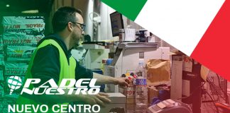 Padel Nuestro abre un centro logístico en Italia y continúa su expansión internacional