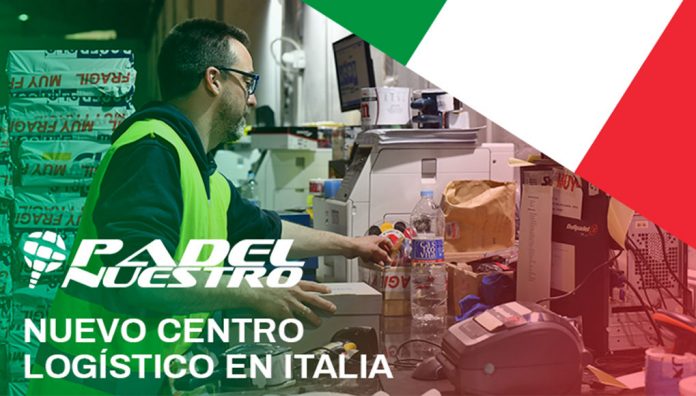 Padel Nuestro abre un centro logístico en Italia y continúa su expansión internacional