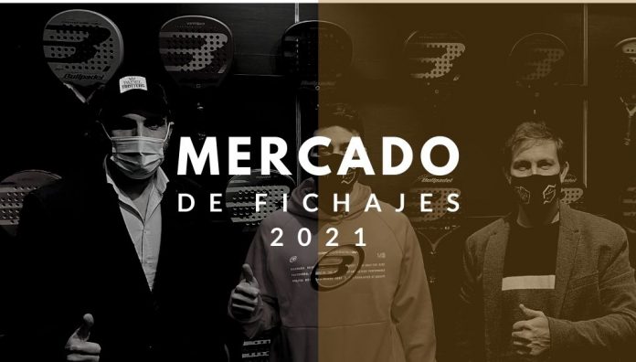 Mercado de fichajes de las marcas de pádel en 2021